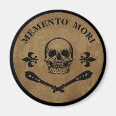 Memento mori schedel magneet (Voorkant)