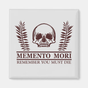 Memento mori schedel magneet
