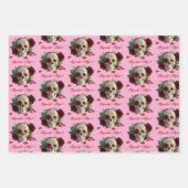 Memento Mori. Schedel met rode rozen Inpakpapier Vel (Voorkant 3)