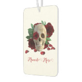 Memento Mori. Schedel met rode rozen Luchtverfrisser (Links)