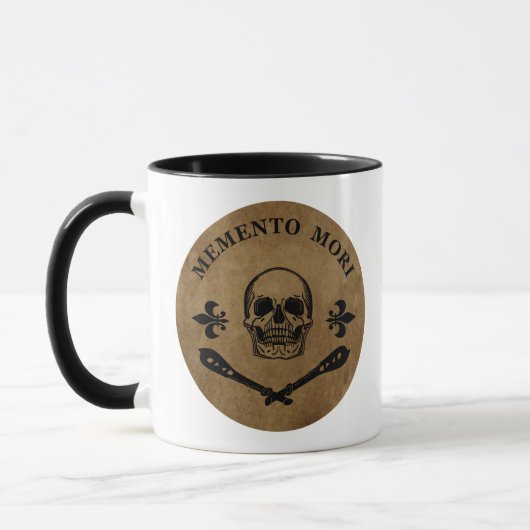 Memento mori schedel mok (Links)