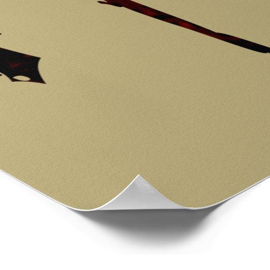 Memento mori schedel poster (Hoek)