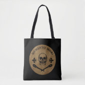 Memento mori schedel tote bag (Voorkant)