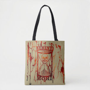 Memento mori schedel tote bag