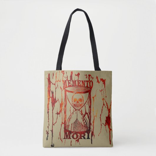 Memento mori schedel tote bag (Voorkant)