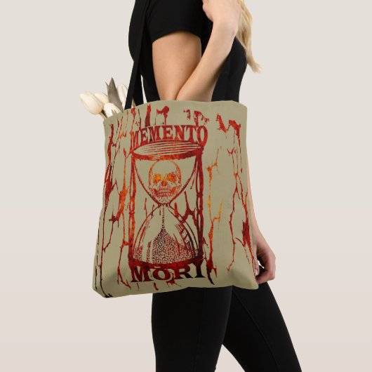 Memento mori schedel tote bag (Dichtbij)