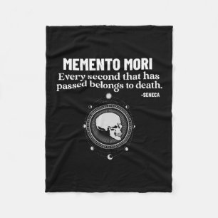 Memento Mori Seneca Stoïcisme Stoïcisme Filosofie  Fleece Deken