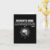 Memento Mori Seneca Stoïcisme Stoïcisme Filosofie  Kaart (Gele Bloem)