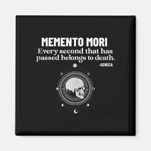 Memento Mori Seneca Stoïcisme Stoïcisme Filosofie  Magneet