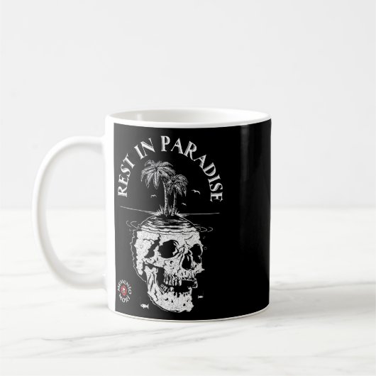 Memento Mori Shirt - Rust in het Paradijs - Latin  Koffiemok (Links)