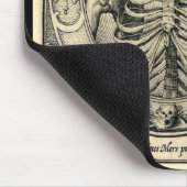 Memento Mori Skeleton Gothic Mousepad - Gepersonal Muismat (Hoek)