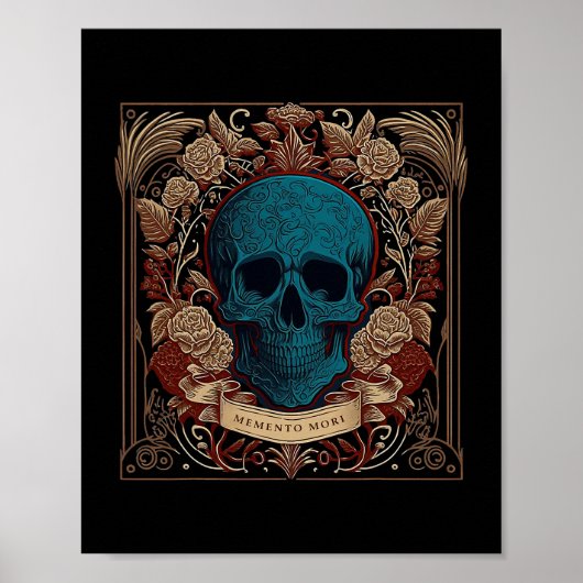 Memento Mori Skull 7 Poster (Voorkant)