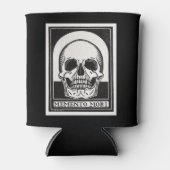 Memento Mori Skull Art Blikjeskoeler (Voorkant)