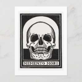 Memento Mori Skull Art Briefkaart
