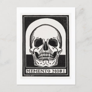 Memento Mori Skull Art Briefkaart