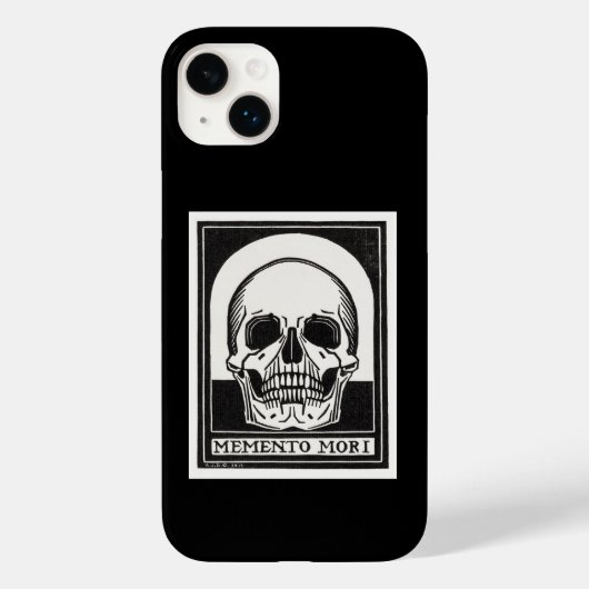 Memento Mori Skull Art Case-Mate iPhone Case (Achterkant)
