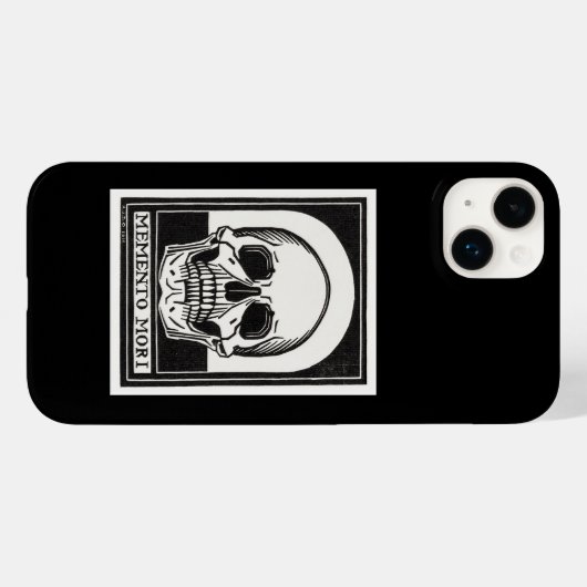 Memento Mori Skull Art Case-Mate iPhone Case (Achterkant (horizontaal))