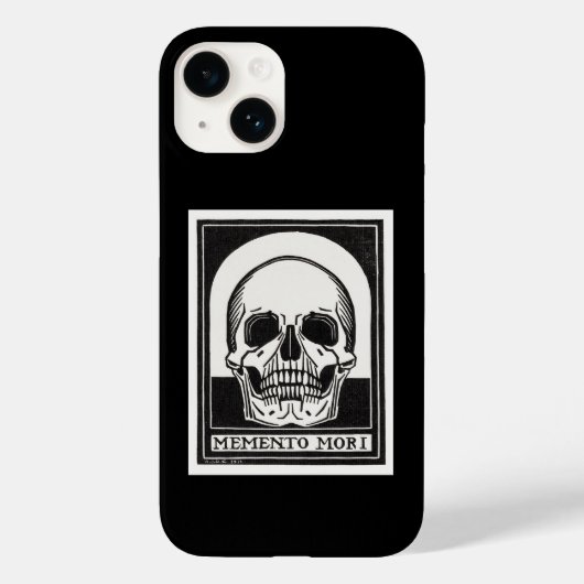 Memento Mori Skull Art Case-Mate iPhone Case (Achterkant)