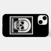 Memento Mori Skull Art Case-Mate iPhone Case (Achterkant (horizontaal))