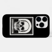Memento Mori Skull Art Case-Mate iPhone Case (Achterkant (horizontaal))