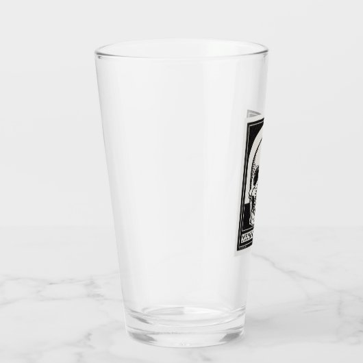 Memento Mori Skull Art Glas (Rechts)