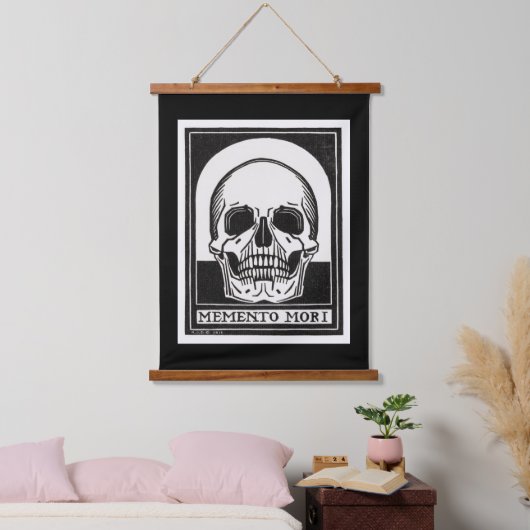 Memento Mori Skull Art Hangend Wandkleed (Slaapkamer)