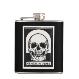 Memento Mori Skull Art Heupfles