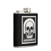 Memento Mori Skull Art Heupfles (Rechts)