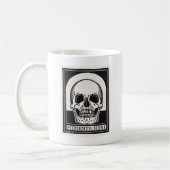Memento Mori Skull Art Koffiemok (Links)