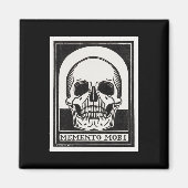 Memento Mori Skull Art Magneet (Voorkant)