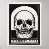 Memento Mori Skull Art Poster (Voorkant)