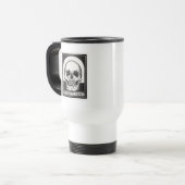 Memento Mori Skull Art Reisbeker (Voorkant links)