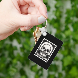 Memento Mori Skull Art Sleutelhanger