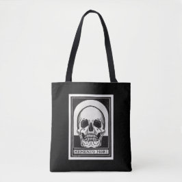 Memento Mori Skull Art Tote Bag