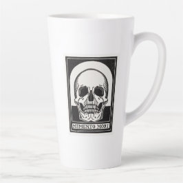 Memento Mori Skull Latte Mok