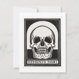 Memento Mori Skull Notitiekaartje