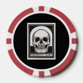 Memento Mori Skull Poker Chips (Voorkant)