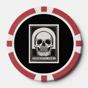 Memento Mori Skull Poker Chips