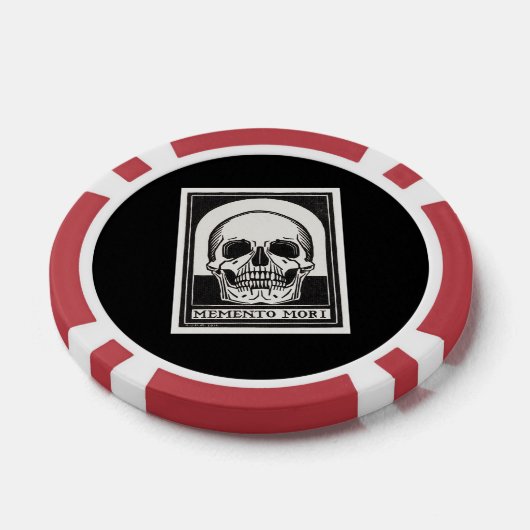 Memento Mori Skull Poker Chips (Enkel)