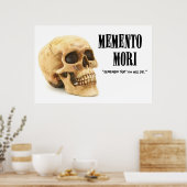 Memento Mori - Skull Poster (Keuken)