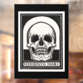 Memento Mori Skull Raamsticker (Vel 2)