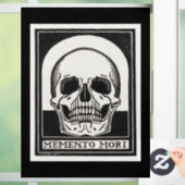 Memento Mori Skull Raamsticker (Huis)