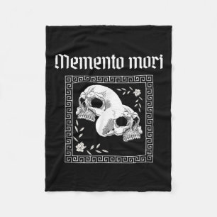 Memento Mori Skull Stoïcijnse filosofie Mannen Vro Fleece Deken