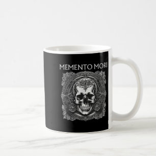 Memento Mori Skull Stoïcijnse filosofie Mannen Vro Koffiemok