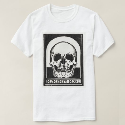 Memento Mori Skull T-shirt (Design voorkant)