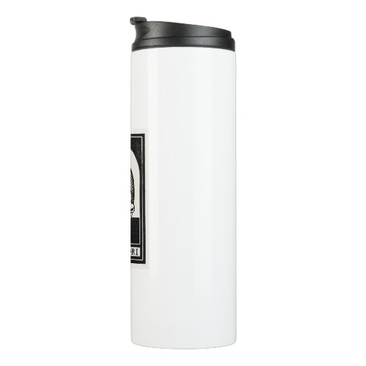 Memento Mori Skull Thermosbeker (Geroteerd rechts)