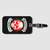 Memento Mori Skull Uw tijd zal komen Bagagelabel (Voorkant (horizontaal))