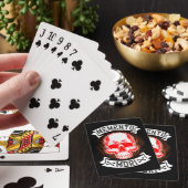 Memento Mori Skull Uw tijd zal komen Pokerkaarten (Insitu)