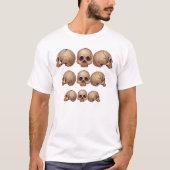 Memento Mori Skulls Aflopend Shirt (Voorkant)