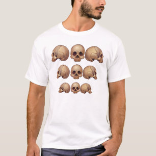Memento Mori Skulls Aflopend Shirt